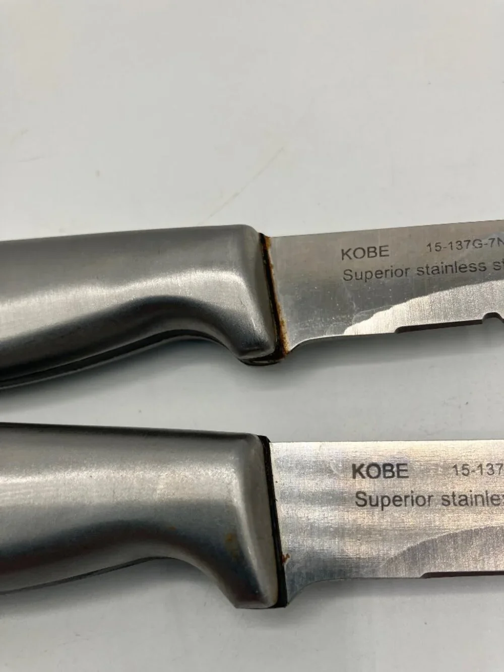 Hampton Forge Steak Knives Set of Two Kobe Superior Stainless Steel
